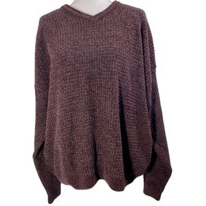 Vintage Giorgio Di Firenze V-Neck sweater Size XXL 
Color Black/Maroon